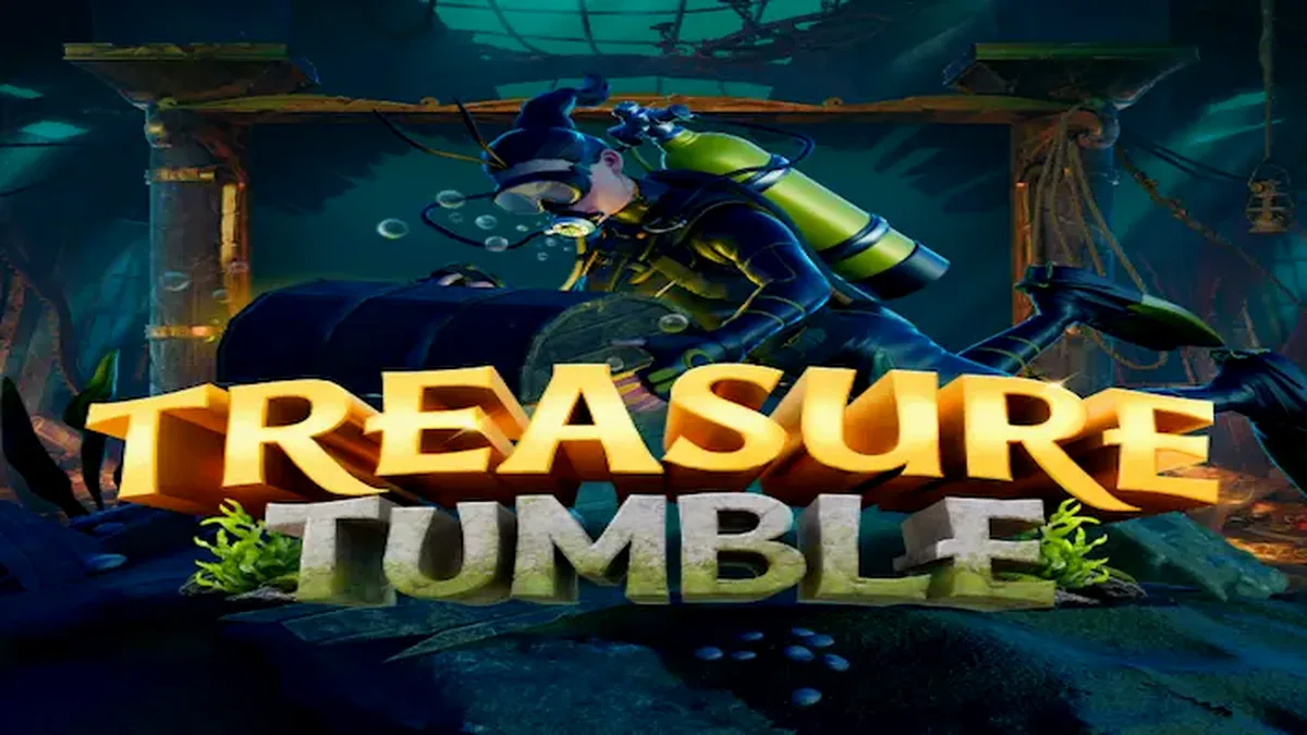 Pemandangan bawah laut dalam permainan slot Treasure Tumble