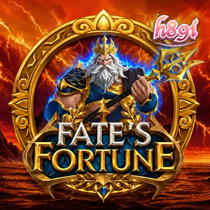 Tampilan visual slot Fate’s Fortune dengan tema mitologi Yunani yang memukau